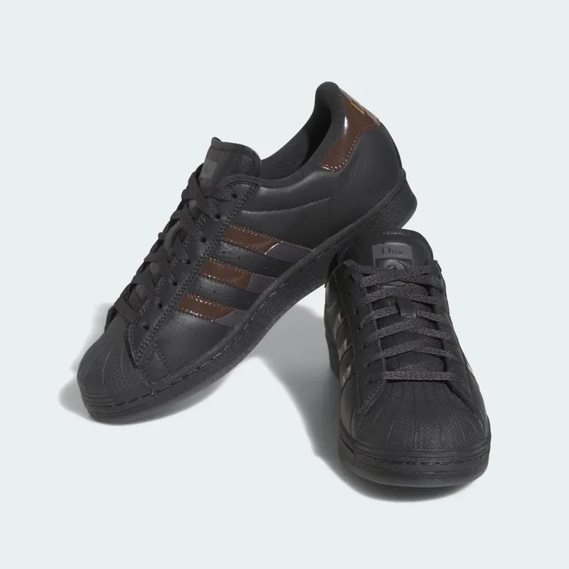 adidas Dime Superstar ADV Carbon / Grey Five / Brown (FZ6003)
