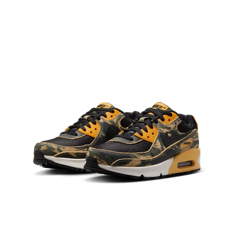 Nike Air Max 90 Black University Gold Camo (IF3092-001)