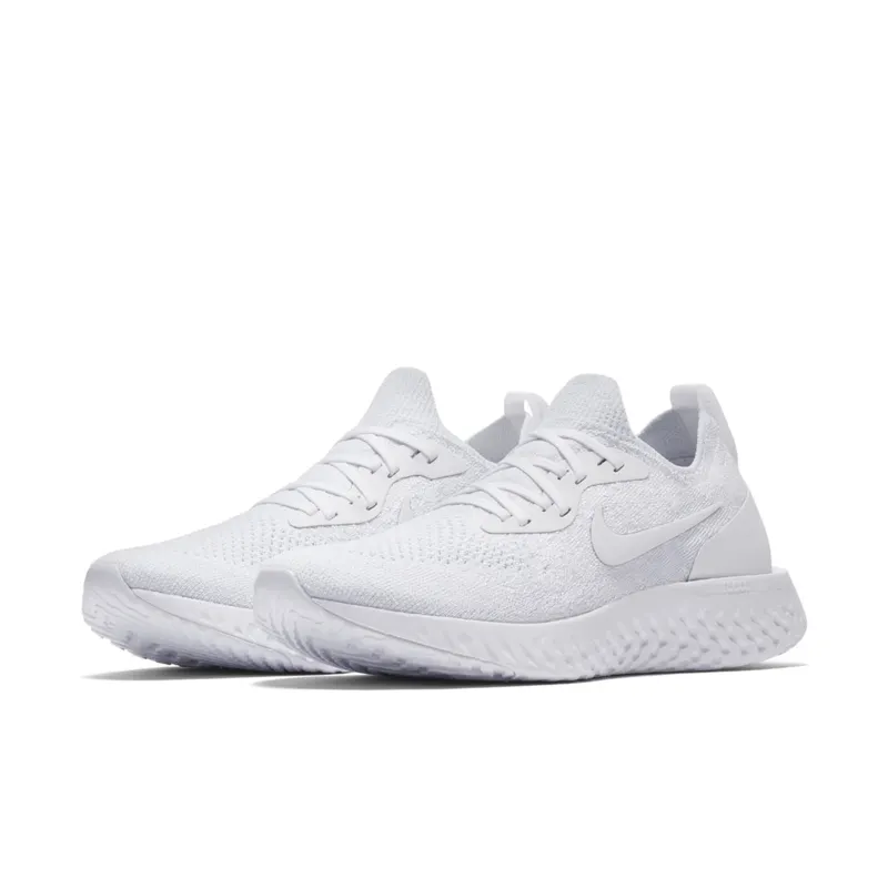Nike Epic React Flyknit True White (W) True White/White-Pure Platinum (AQ0070-102)