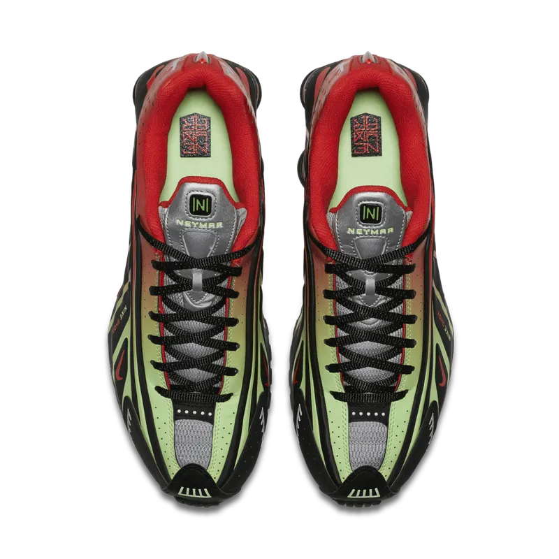 Nike Shox R4 Neymar Black Black/Challenge Red-Metallic Silver (BV1387-001)