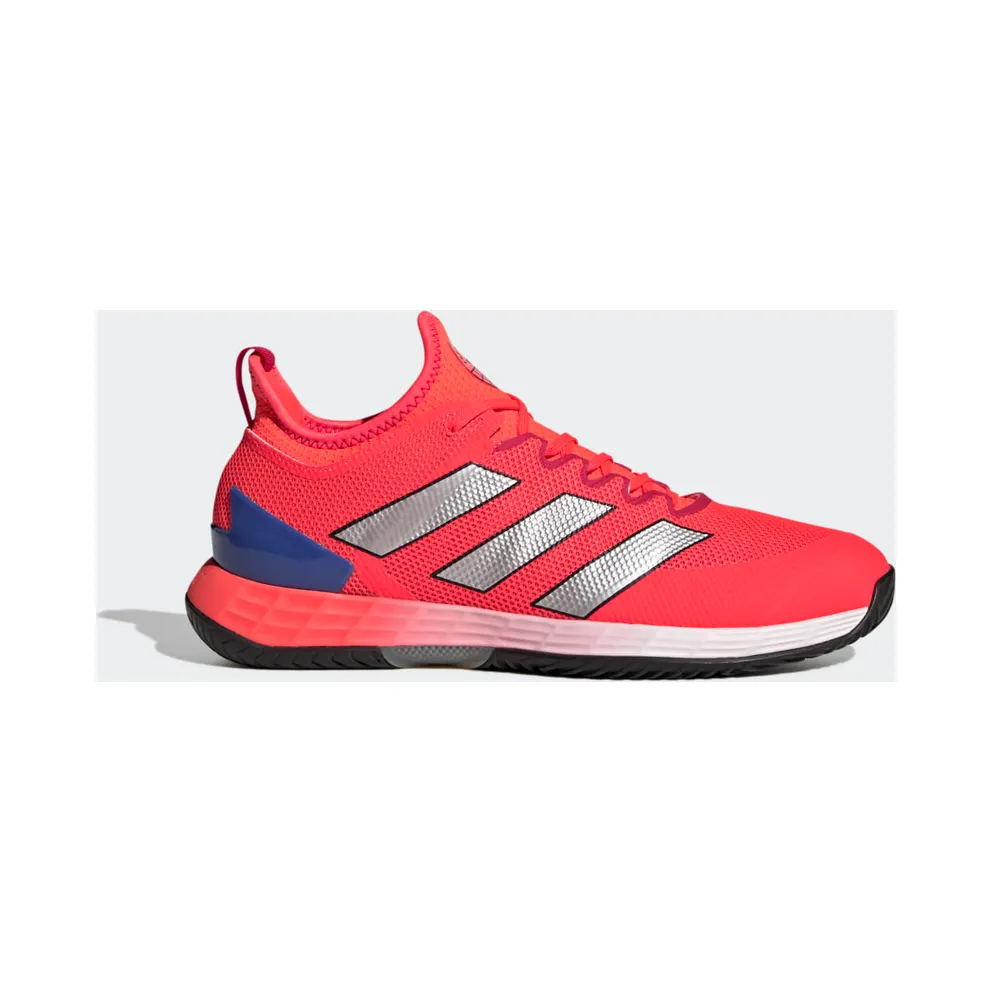 adidas Adizero Ubersonic 4 Tennisschuh Solar Red / Silver Metallic / Lucid Blue (HQ8379)