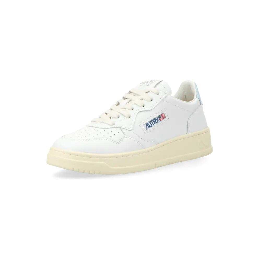 Autry Medalist Low W (leat / leat white / str blue) – AULWLL64