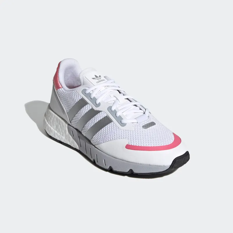 Adidas ZX 1K Boost ‘White Silver Metallic’ Cloud White/Silver Metallic/Hazy Rose (FY5654)