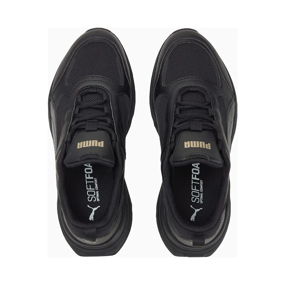 PUMA Cassia Women’ Black/Black/Gold (384647-02)
