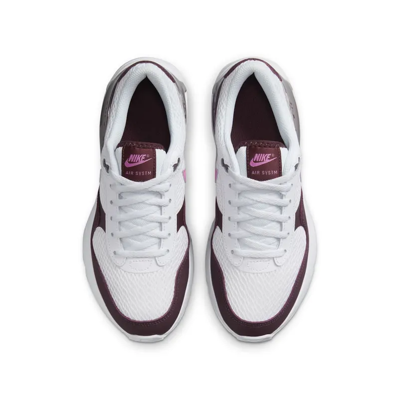 Nike Air Max SYSTM White Burgundy Crush Violet Ore Playful Pink (DQ0284-116)