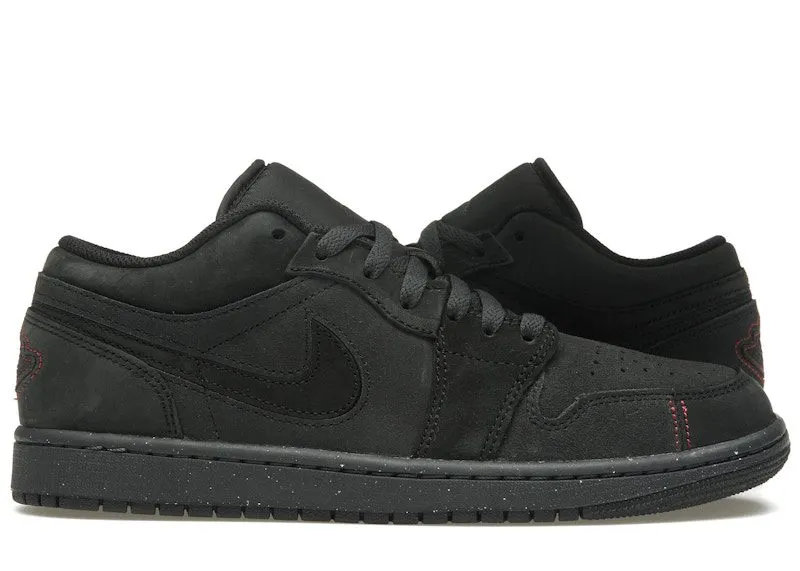 Jordan 1 Low SE Craft Dark Smoke Grey Varsity Red (FD8635-001)