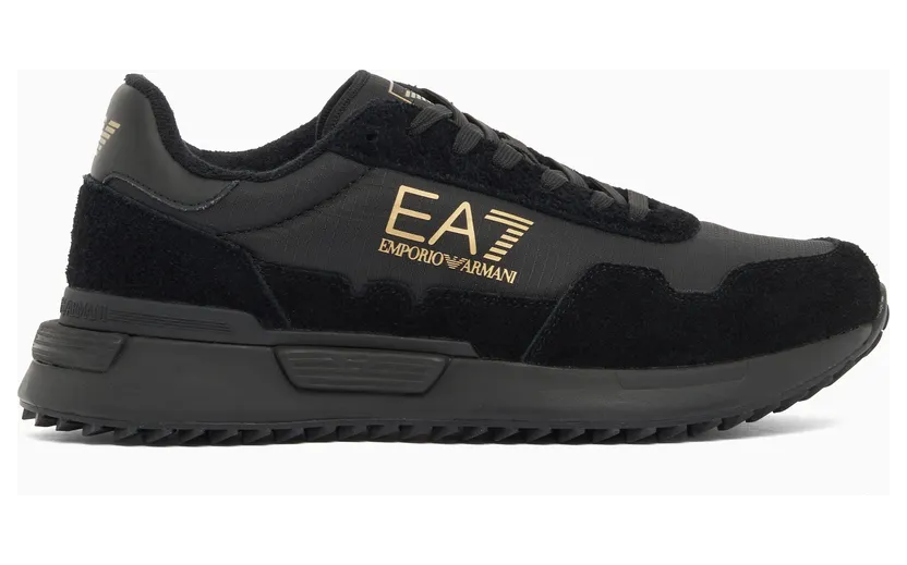 Armani Fabric Sneaker With Suede Inserts Vintage Running (7X000380-AF19175-MZ177)