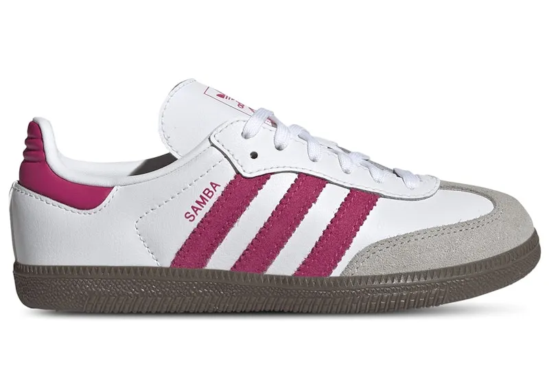 adidas Samba OG White Real Magenta Gum (KJ2351)
