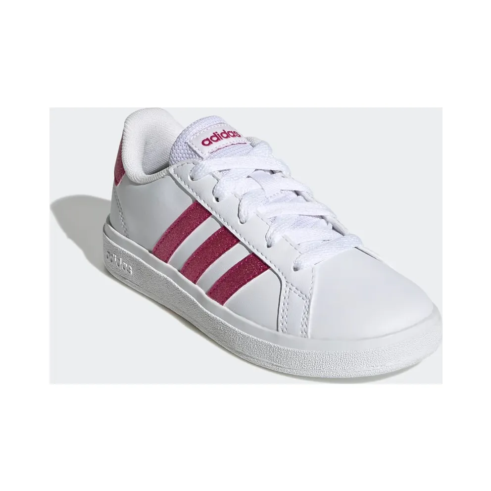 Adidas Grand Court Lifestyle Tennis Lace-Up Cloud White / Team Real Magenta / Cloud White (GY4764)