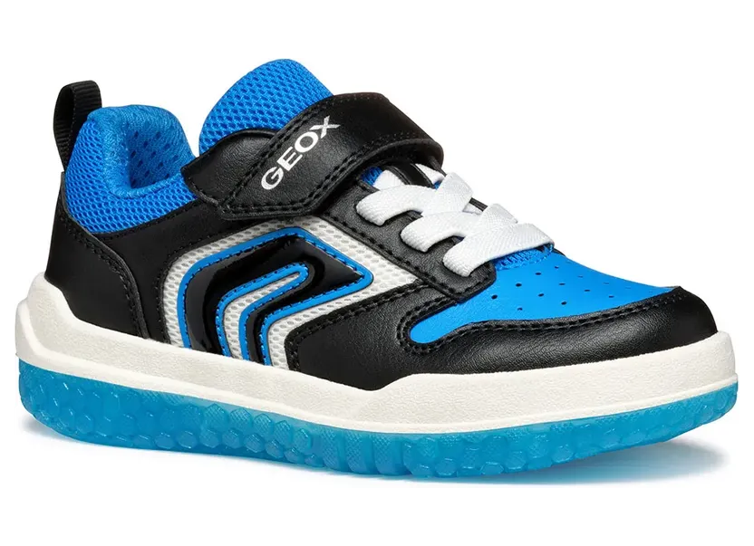 Geox sneaker Zwart/Lichtblauw (J55MCB0FE14-C0035)