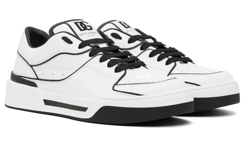 Dolce & Gabbana White New Roma Sneakers (CS2036AY965) (4)