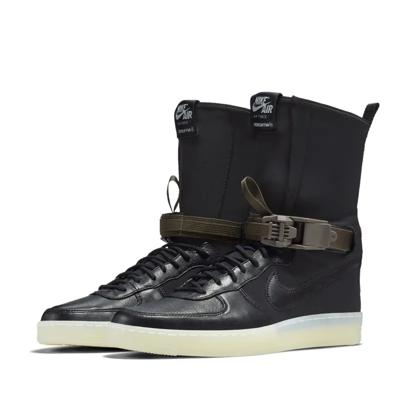 Nike x Acronym Air Force 1 Downtown Black Crimson (649941-006)