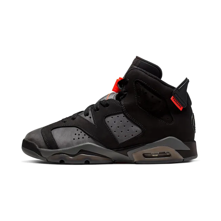 Air Jordan 6 Retro PSG BG “Iron Grey / Infrared 23 / Black” (CN1078-001)