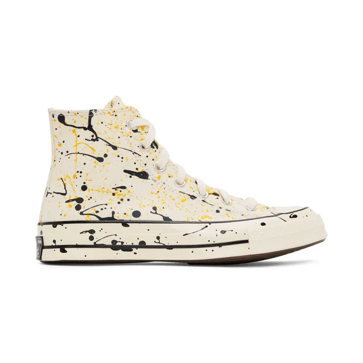 Converse Chuck 70 Archive Paint Splatter Egret/zwart/amarillo (A01170C)