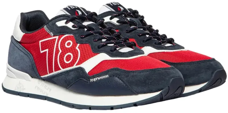TBS sneaker Red/navy (DJONBOT-R8D19)