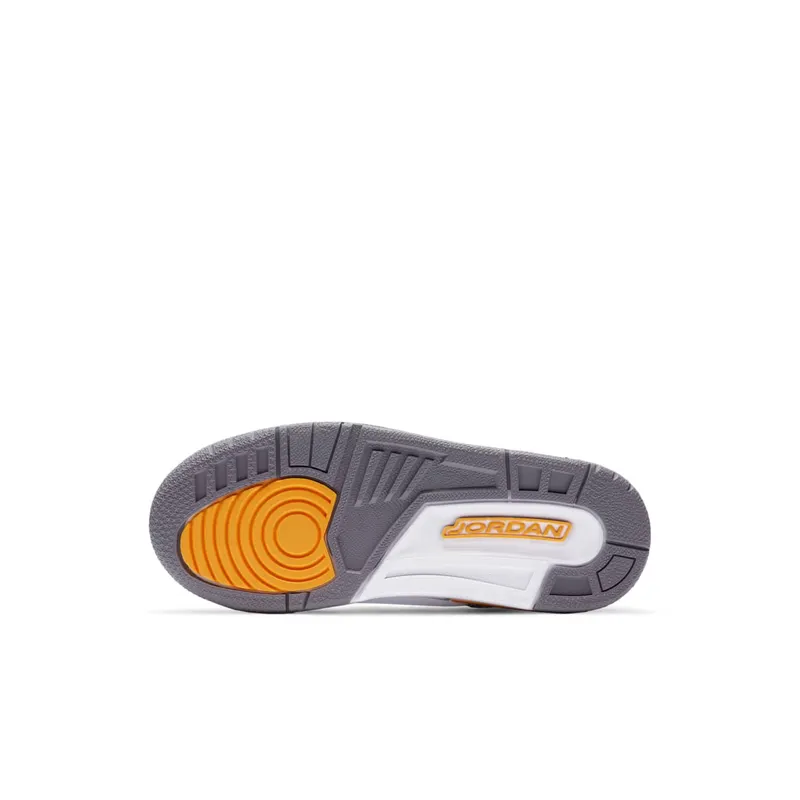 Jordan 3 Retro Laser Orange (PS) White/Black-Laser Orange-Cement Grey (441141-108)
