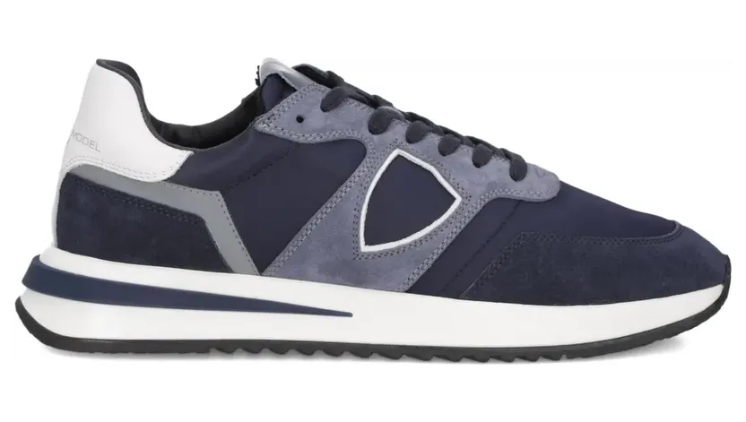 Philippe Model Paris Sneakers met mesh vlakken – Blauw (TYLUWD03)