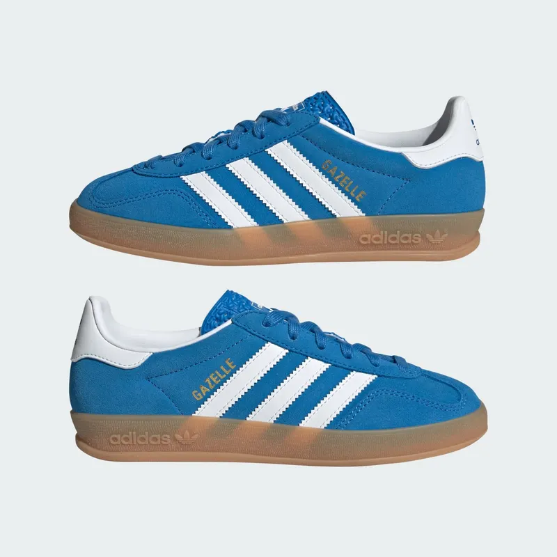 adidas Gazelle Indoor Blue Bird Cloud White Gum (JS3802)