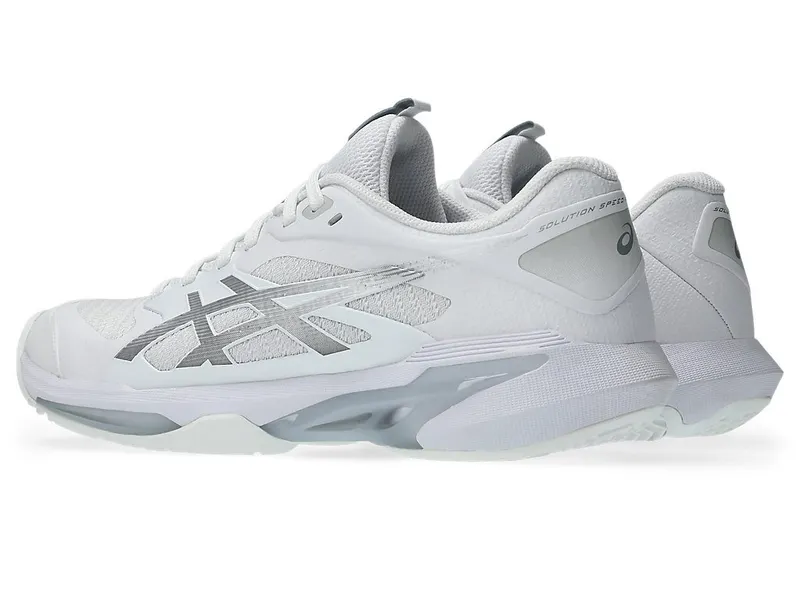 ASICS SOLUTION SPEED FF 4 CLAY “White / Pure Silver” (1042A305-101)