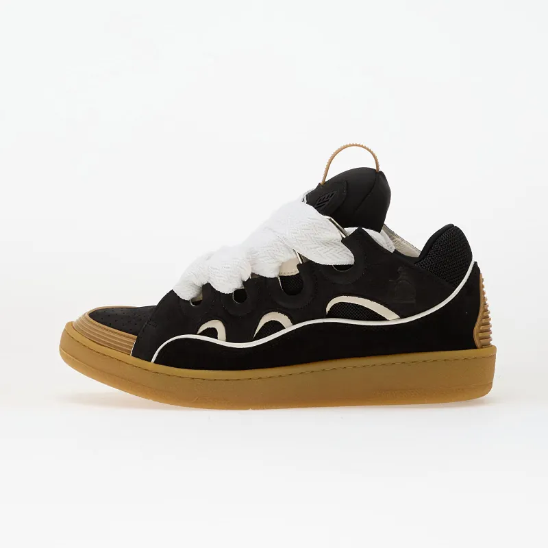 Lanvin Leather Curb Honey Black