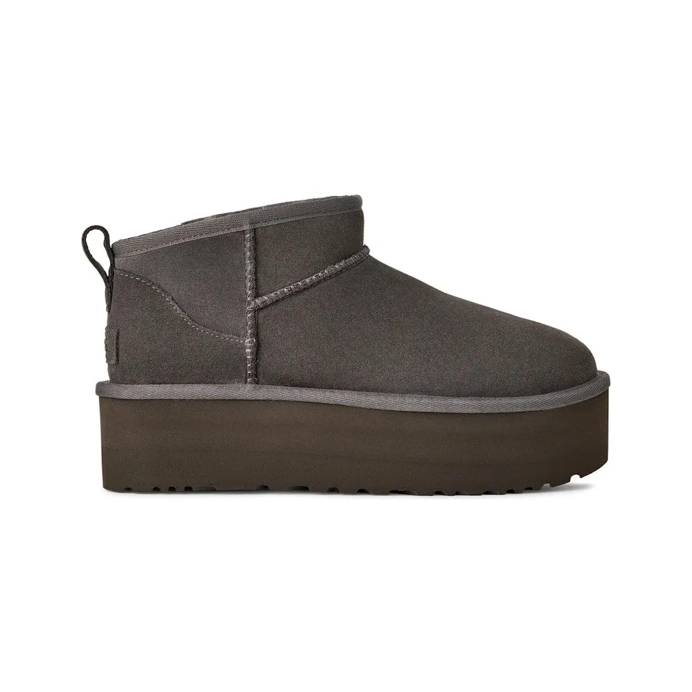 UGG Classic Ultra Mini Platform Boot Charcoal (1135092-CHRC)