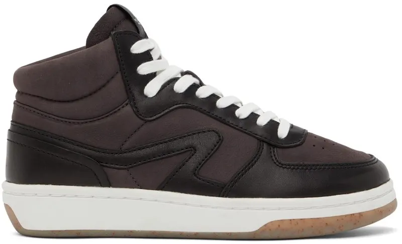 rag & bone White Retro Court Mid (WFF22FF012AN12)