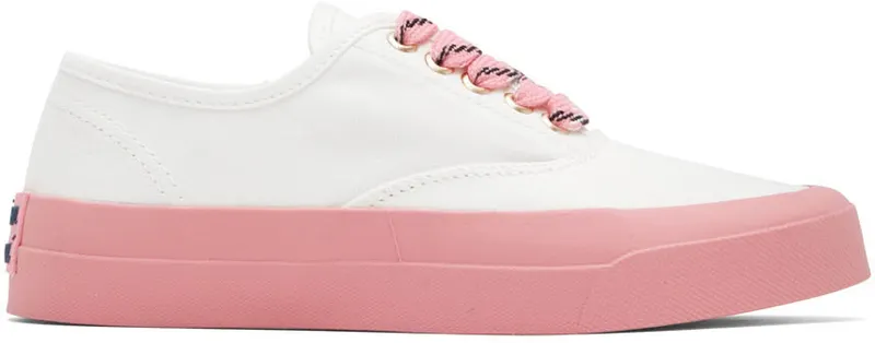 Maison Kitsuné White & Pink Olympia Le-Tan (IU04740WW9000)