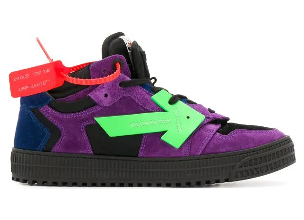 Off-White Off-Court ‘Violet Green’ Violet/Green (OMIA151R20D380592940)
