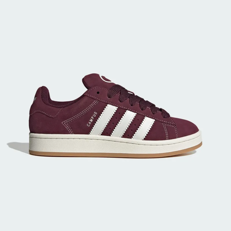 Adidas Campus 00s Maroon / Core White / Maroon (JS2761)