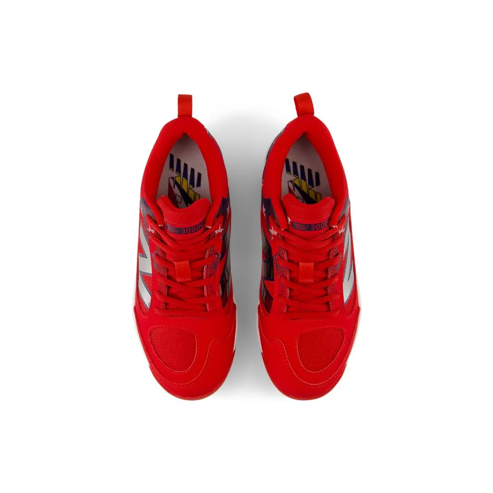 New Balance Fresh Foam 3000v7 Rubber Molded International Baseball Pack Navy Red (Y30003TR)