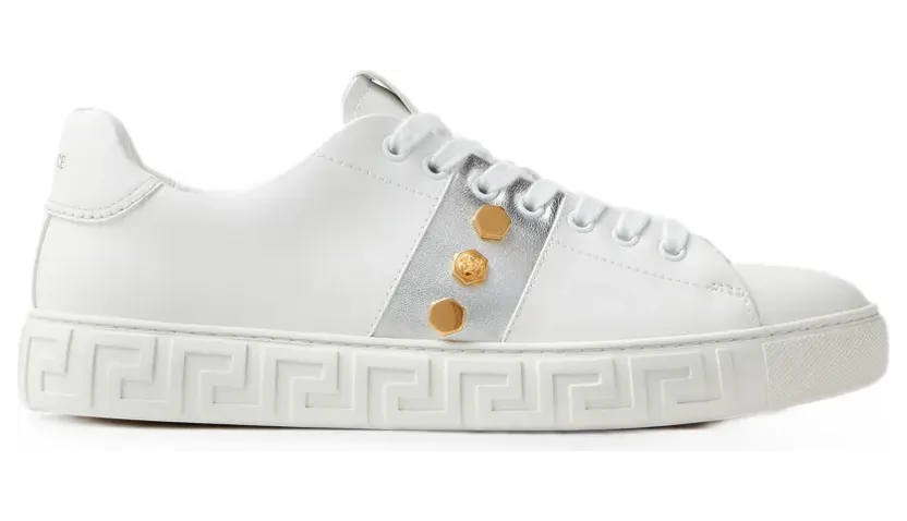 Versace Greca Sneakers mit La Medusa-Verzierung – Schwarz (10242061A19224)