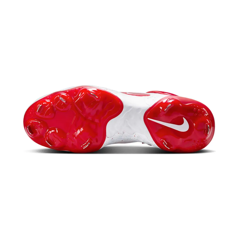 Nike Alpha Huarache Elite 4 Mid White University Red (FD2744-106)