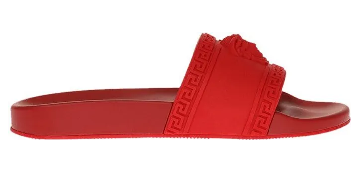 Versace Palazzo Slides Rosso Cardinale (DSU5883 DGO9G D6G)