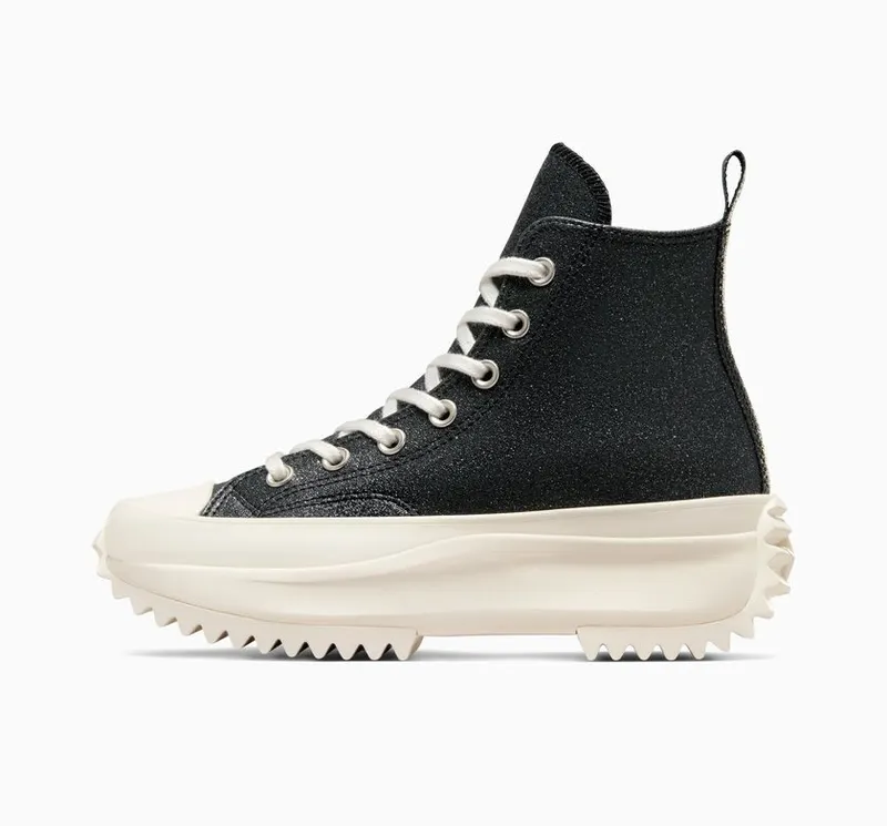 Converse Run Star Hike Platform Glitter Black/egret/egret – “Black” (A07947C)