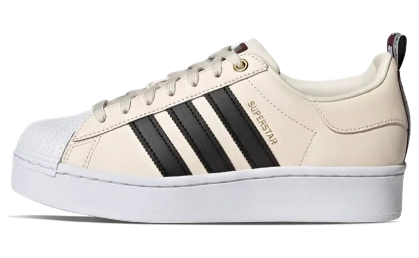adidas Superstar Bold Wonder White / Core Black / Victory Crimson (H00636)