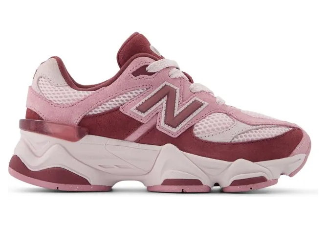 New Balance 9060 Lace PS “Pink Granite with Washed Burgundy” (PC9060EP)