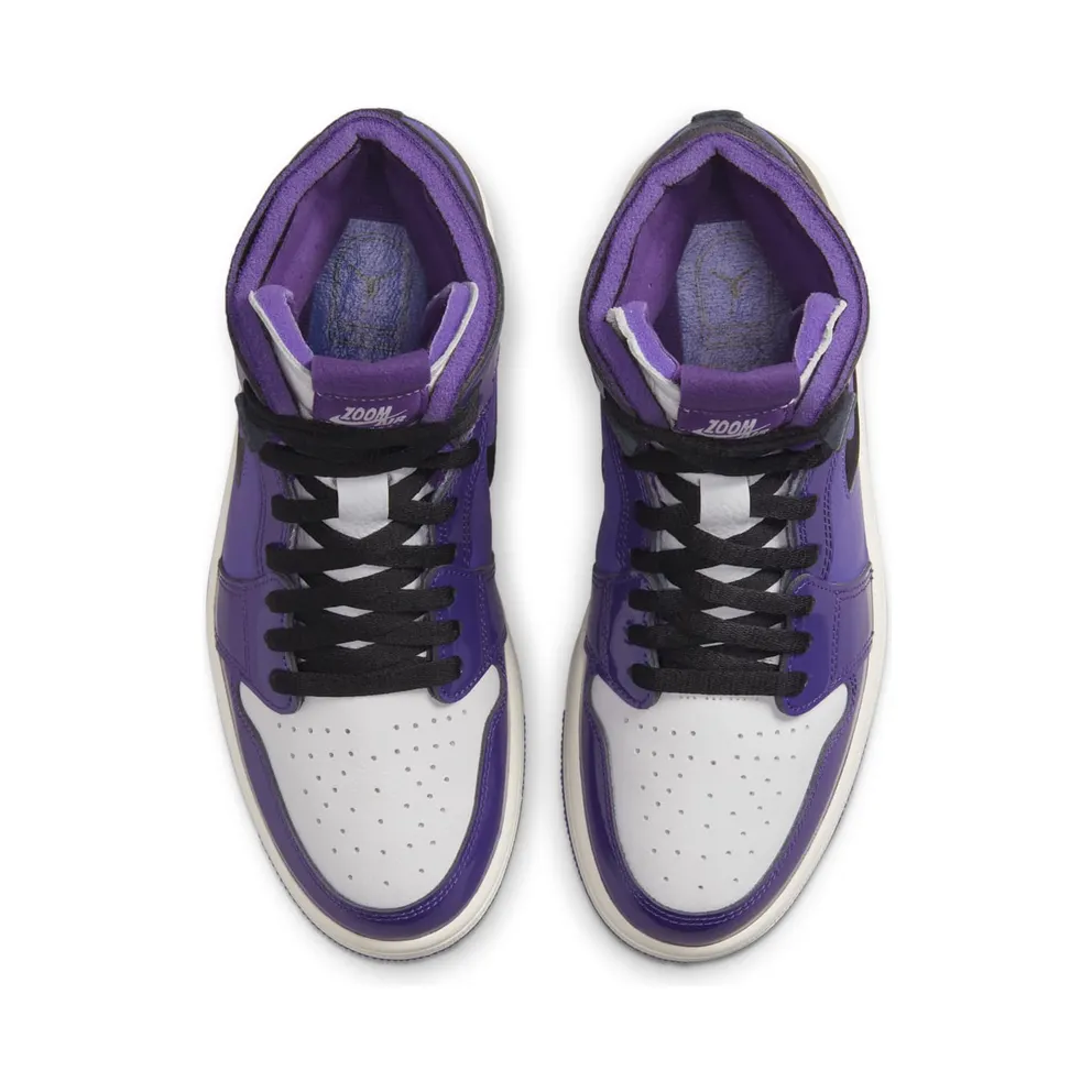 Air Jordan 1 Zoom CMFT Purple Patent – “Purple / White / Black” (CT0979-505)