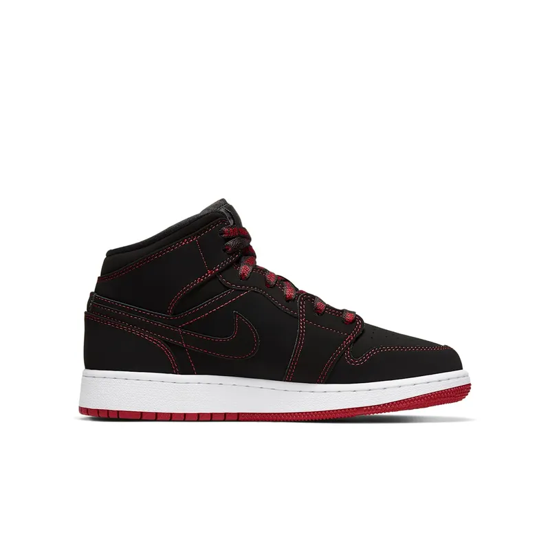 Jordan 1 Mid SE Come Fly With Me (GS) Black/Red (CU6617-062)