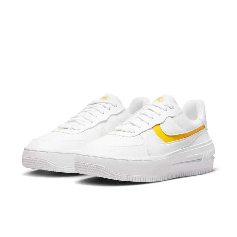 Nike Air Force 1 PLT.AF.ORM White Yellow Ochre (DJ9946-102)