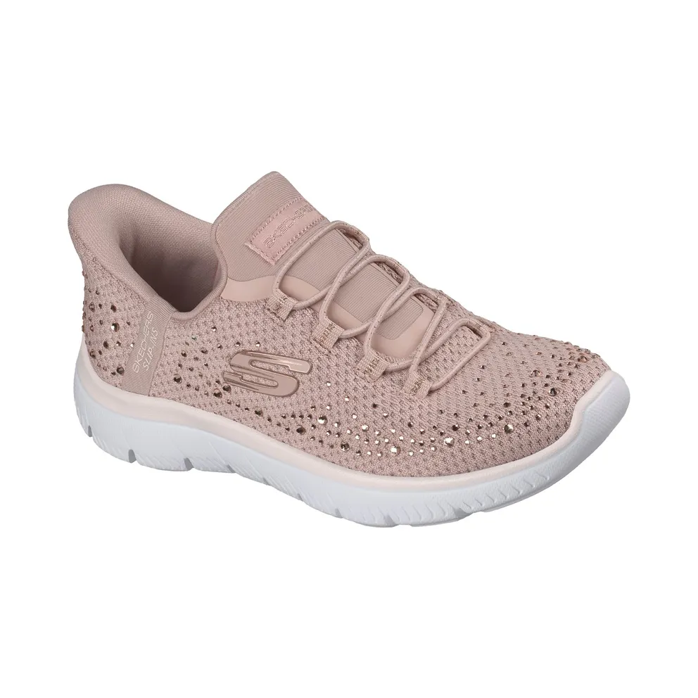 Skechers Slip-ins: Summits – Brilliant Shine Sneaker Licht Mauve