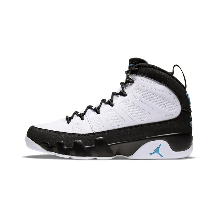 Air Jordan 9 Retro ‘University Blue’ “White / Black / University Blue” (CT8019-140)