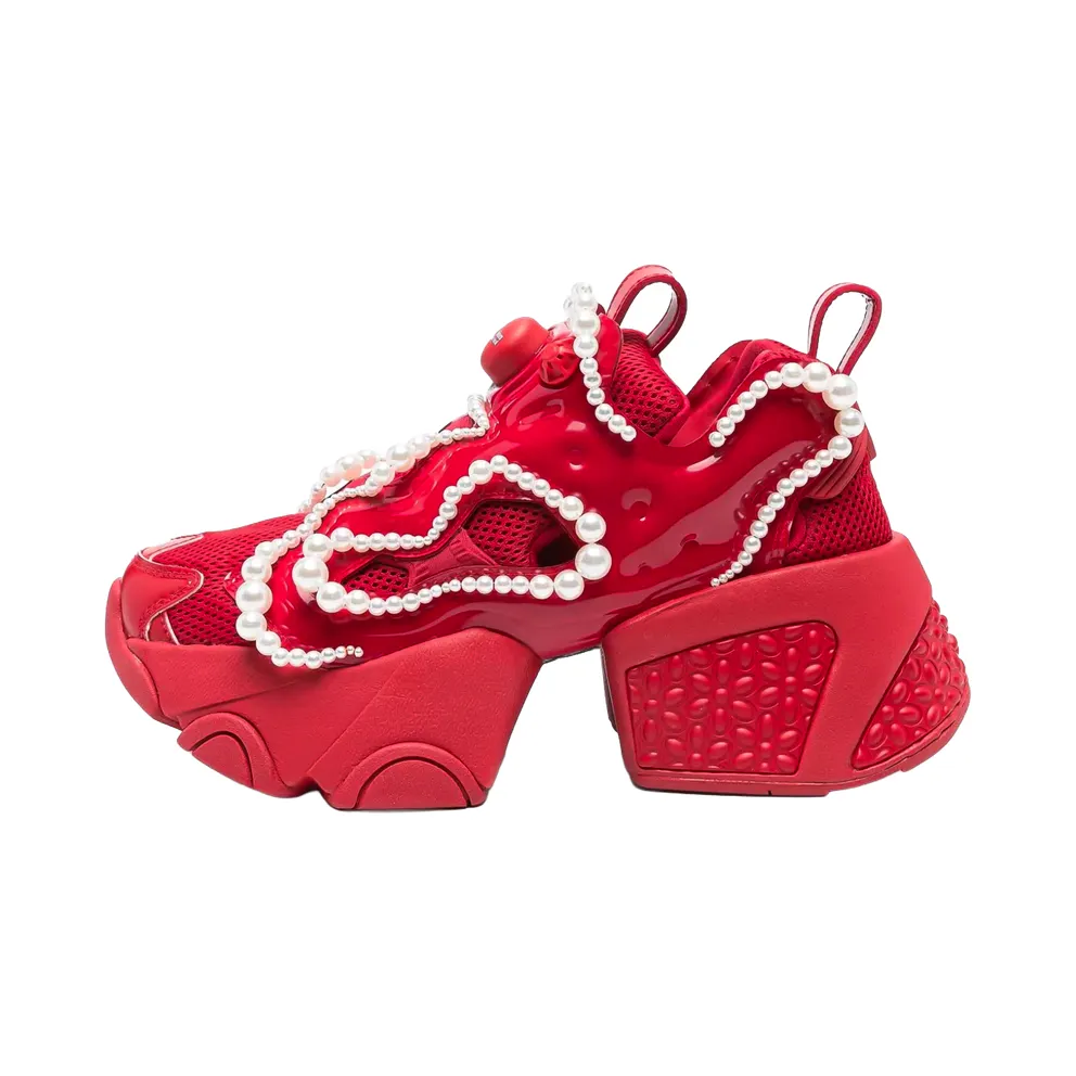 Reebok Instapump Fury Embellished Platform Womens “Noir Kei Ninomiya Blood Red” (3OK102-RD)