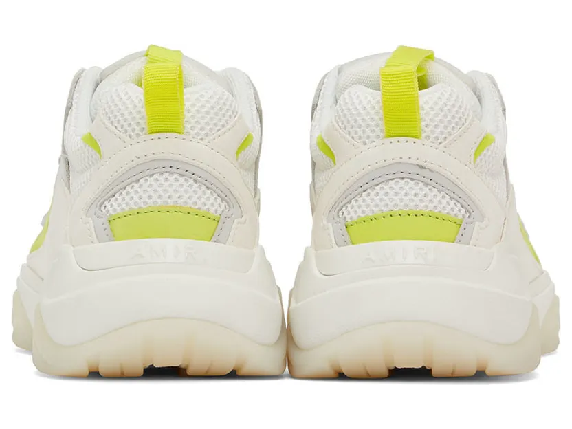 AMIRI White & Yellow Bone Runner Low-Top Sneakers (PF22MFS001-780) (2)