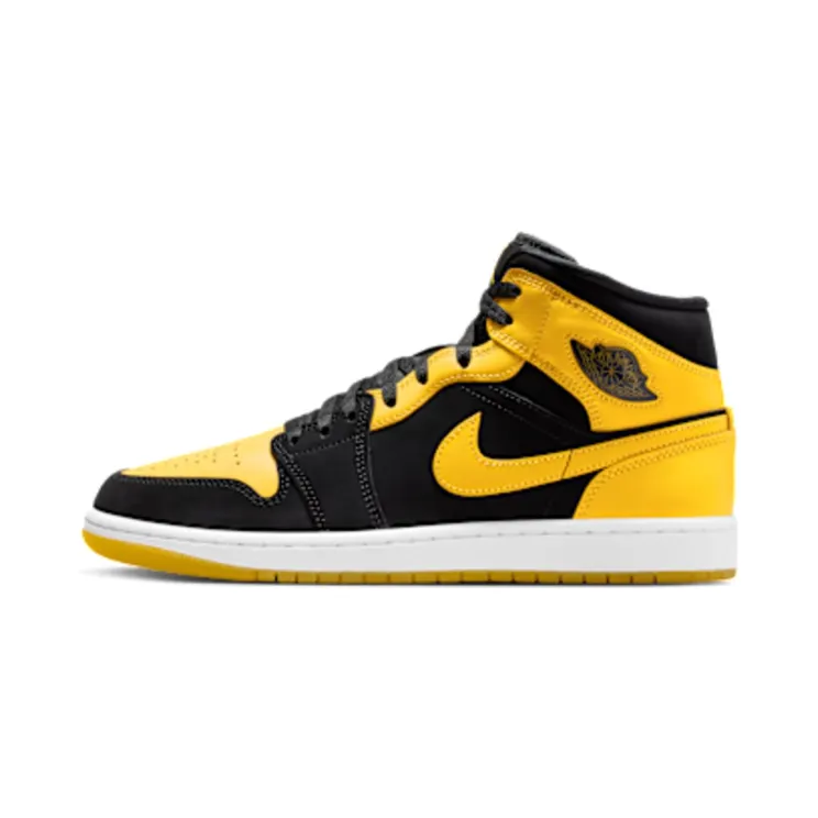 Air Jordan 1 Mid New Love “Black / White / Varsity Maize” (HJ6654-071)
