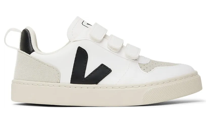 VEJA Kids Black & White V-10 Sneakers (CV0702565C)