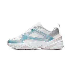 Nike M2K Tekno White Blue (W) “Summit White / Barely Rose / Metallic Silver” (AO3108-103)