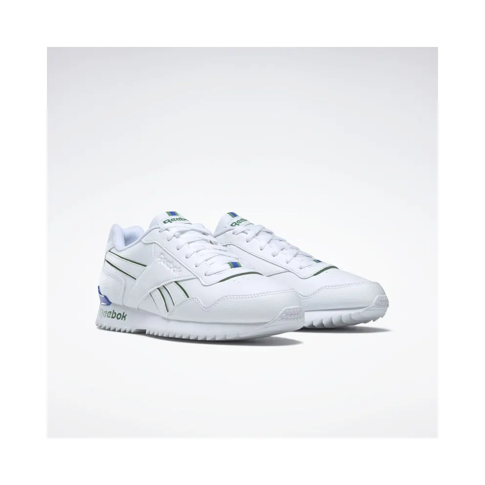 Reebok Royal Glide Ripple Clip Cloud White / Glen Green / Court Blue