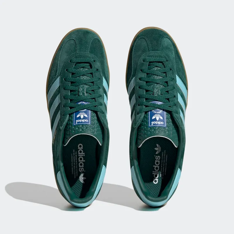Adidas Gazelle Indoor Collegiate Green / Hazy Sky / Victory Gold (IG9979)