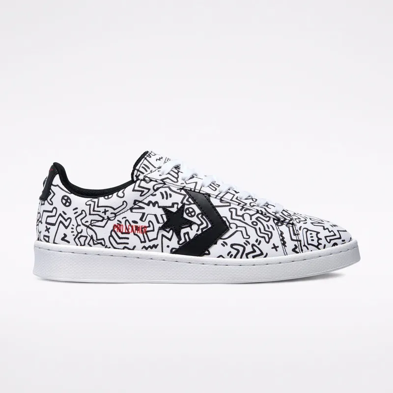Converse Converse x Keith Haring Pro Leather Low Top White/Black/Red (171857C)