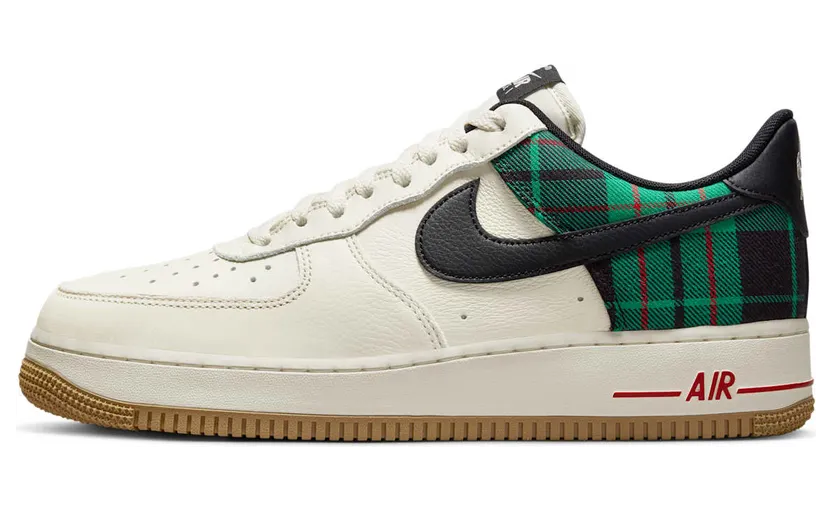 Nike Air Force 1 Low ’07 LX “Plaid Pale Ivory Stadium Green” (DV0791-100)